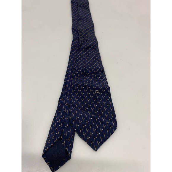 Gucci Tie Blue Men's  A28 - Picture 1 of 4